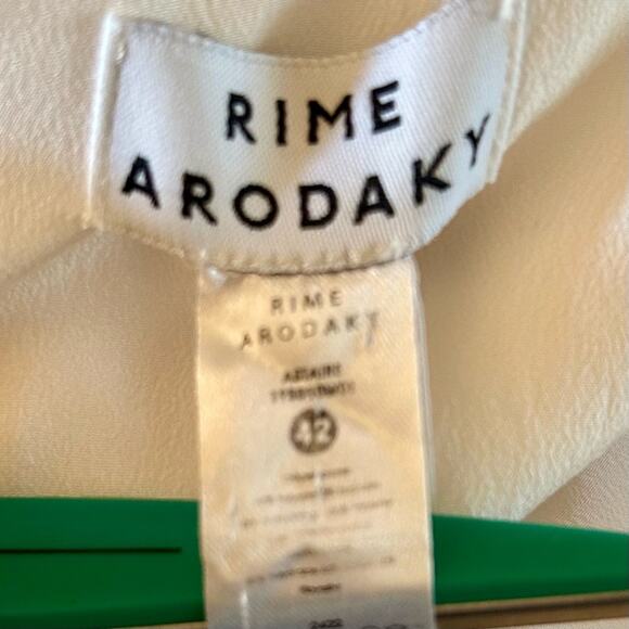 Rime Arodaky Astaire embroidered tulle, crepe and organza mini dress sz 42/ US s - Picture 10 of 12